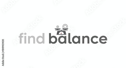 Visual representation of seeking equilibrium, symbolizing life's harmonious balance and stable elements