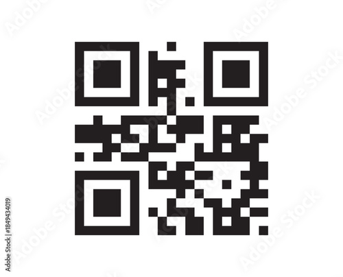 qr code square barcode payment digital scan label tag price mobile smartphone technology matrix identity encryption information web illustration sign