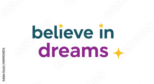 An uplifting graphic featuring motivational text to inspire aspiration and future accomplishments bright stars illuminate the path towards personal