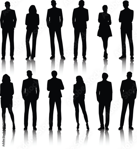 Vector UI Illustration Business People Concept