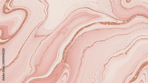Abstract marble pattern in soft shades viewed from directly above with a smooth texture and elegant design