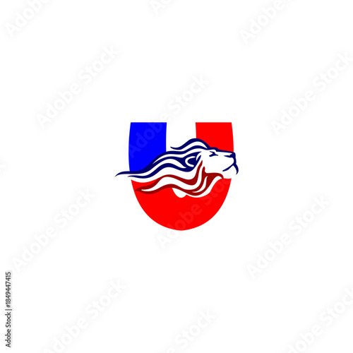 Minimal Lion Head Mane Letter... Free Download Minimal Lion Head Mane Letter... - GFXLoad