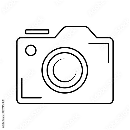 Camera icon vector. Photo camera signs and symbols. Photography icons.