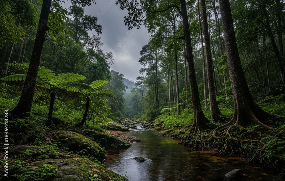 Fototapeta premium stream in the forest