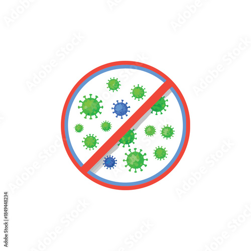 Stop virus infection through the nose protection against airborne germs and disease transmission