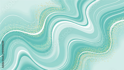 Ethereal Digital Art Background with Soft Wavy Patterns and Gentle Colors