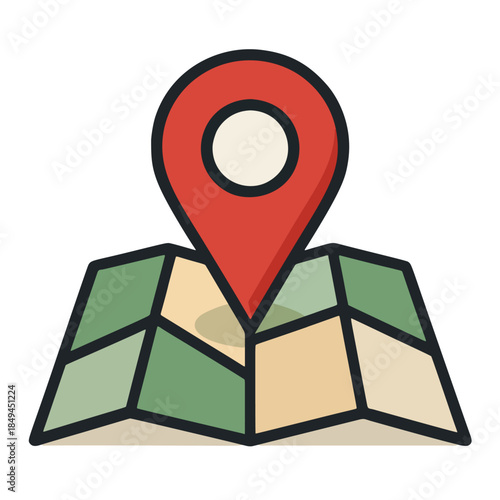 Icon Pin dropping on map