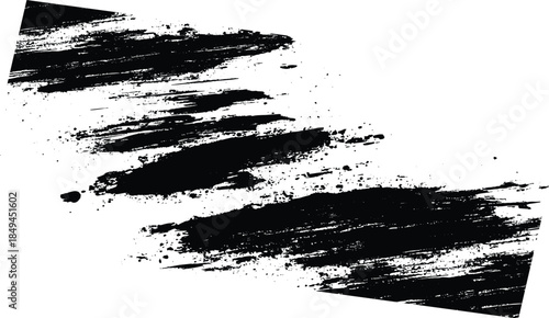 Black slide peel-off cosmetic body or face gel cream mask on texture background. 