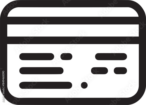 Black and white web buttons and icons set for website navigation design