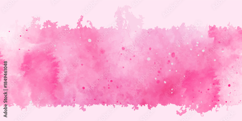 Obraz premium Freeze motion of pink powder exploding on white background.