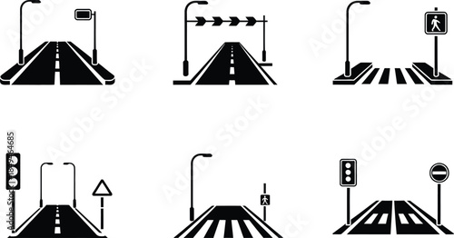 Collection of Road and Traffic Sign