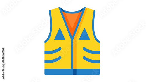 vector illustration of clothes hangers with clothes