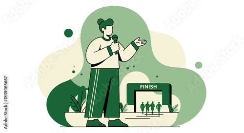 Man holding phone and digital tablet.