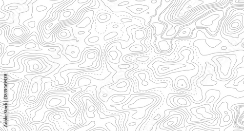 Topographic map and place for texture. Vector illustration. Abstract topographic contours map background. 
