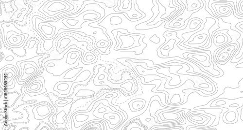 Topographic map and place for texture. Vector illustration. Abstract topographic contours map background. 
