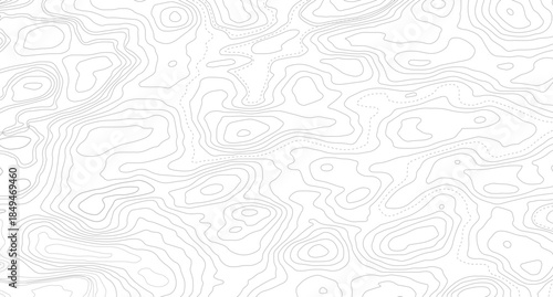 Abstract topographic contours map background. Topography lines and circles background. Topographic map Patterns.