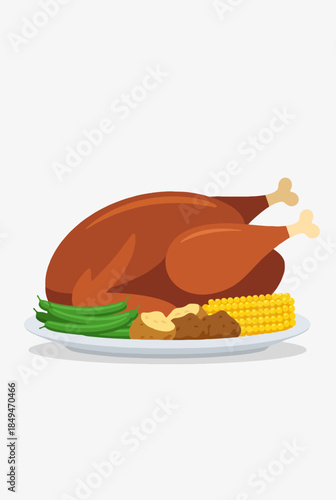 Classic Blue Soccer Jersey with White and Red Accents