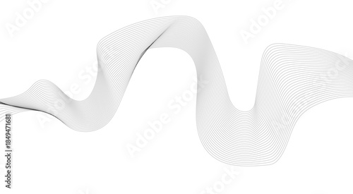 Abstract Wave Lines, Frequency Sound, and Data Science Creating New Possibilities in Design, The Dynamic Interaction of Business and Technology.