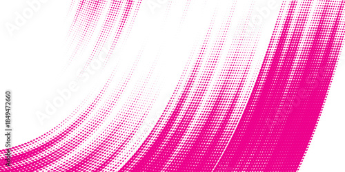 Pink and white sporty line abstract motif car sticker with grunge brush pattern, motorsport design, Modern.