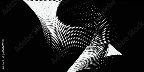 Abstract speed line style blue halftone banner design template. Red and blue halftone dot pattern with grunge texture. Sporty style white and black dot pop art comic.