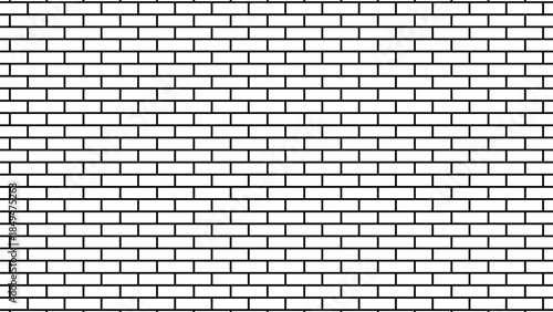 Brick wall texture for interior or exterior design. Brick background material. Simple pattern.