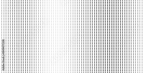 Scalable Vector Newspaper Dotted Halftone Texture Retro Print Overlay with Transparent Background