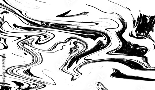 can used for skin wall tile luxurious or wallpaper, Black Marble acrylic painted waves texture background.
