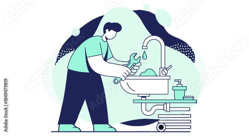 Woman Washing Hands Under Running Water.