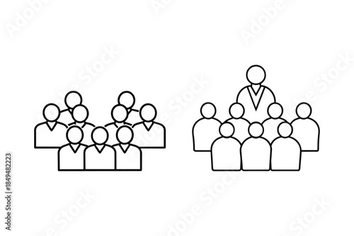 Leadership and Team Management Icons