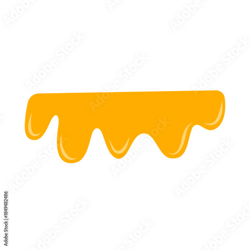 Flowing Melted Cheese Drip Border