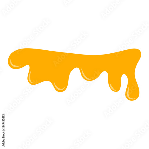 Flowing Melted Cheese Drip Border