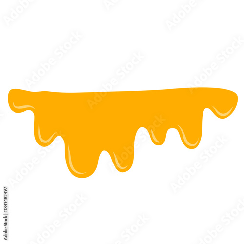 Flowing Melted Cheese Drip Border