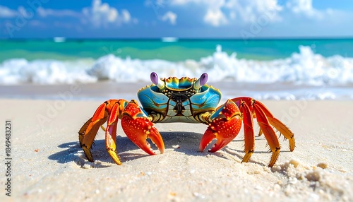 crab on the beach