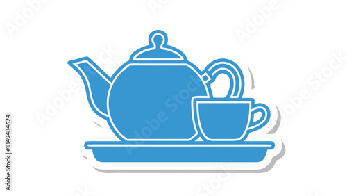 teapot and cup