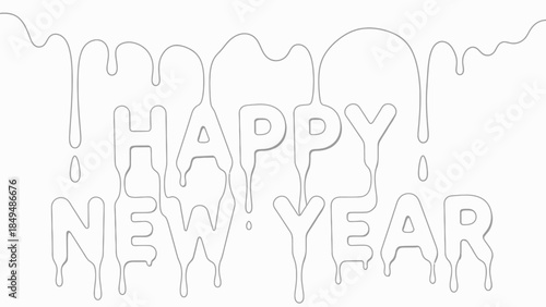 happy new year vector 