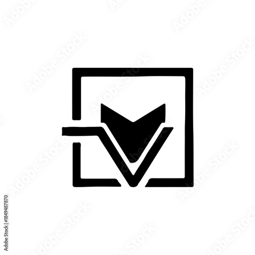 Download or import icon isolated on transparent background