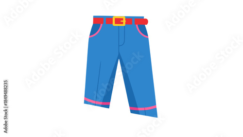 jeans isolated on white background