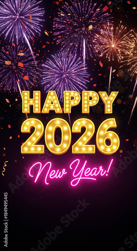 Happy New Year 2026 Celebration