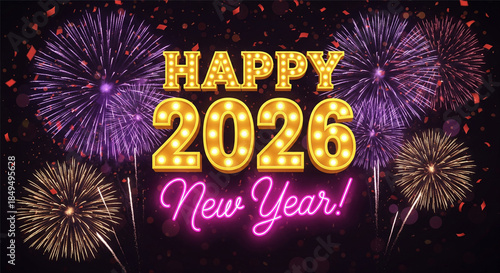 Happy New Year 2026 Celebration