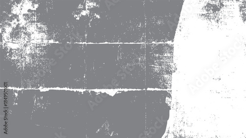 Textured gray and white abstract background with distressed grunge overlay and horizontal lines