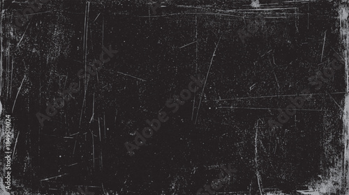 Dark textured background with numerous fine scratches and speckles creating a distressed grunge effect