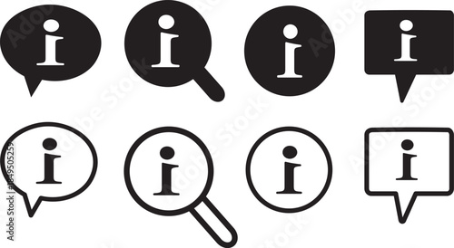 question mark icon button, Comment question icon illustration symbol , Simple thin line logo  design, vector concept,
