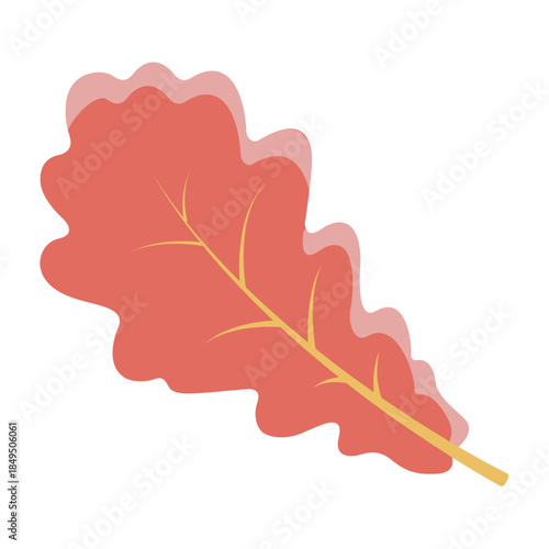 Vector colourful icon for Leaf fall