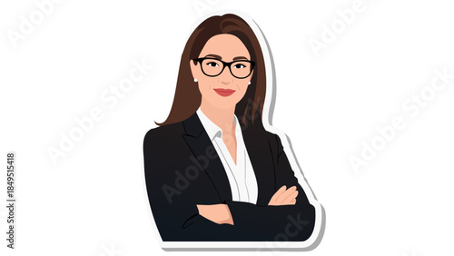 businesswoman with laptop