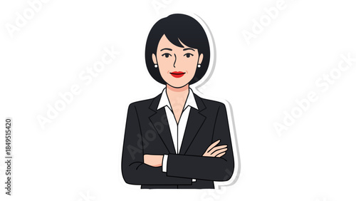 businesswoman with laptop