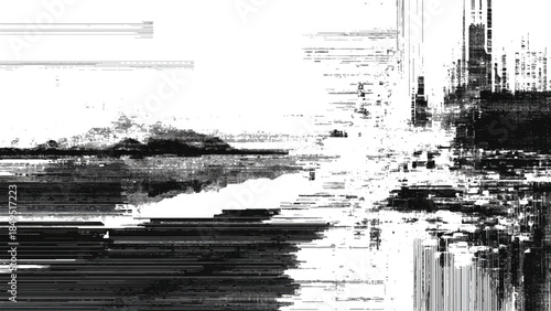 Aerial view of industrial cityscape with river and urban development