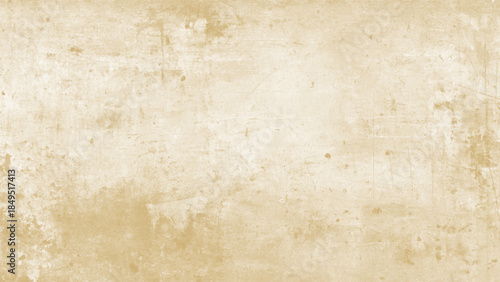 Closeup view of aged parchment paper with subtle texture and stains