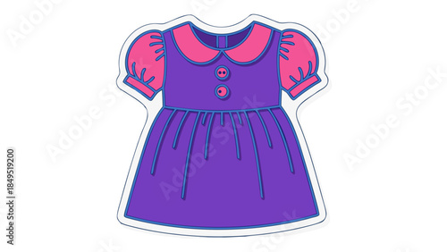 female dress isolated on white background