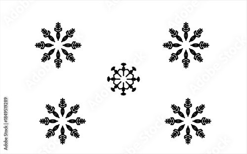 snowflake snow winter Christmas weather Xmas decoration new year 8235