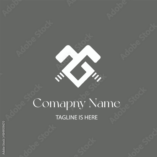 Architecture minimalist unique logo design